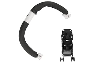 Adjustable Baby Stroller Handle, Diameter 32–42 cm/12.5–16.5'' Bumper Bar Handlebar Armrest Replacement Bars Handrail Safe Ba
