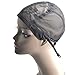5 Pieces/lot Weave Lace Wig Cap Black for Women for Making Wigs with Adjustable Strap on the back Weaving Cap one Size Glueless Wig Caps Accessories Ross Beauty (Wig Cap)