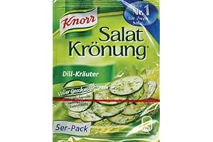 From Germany Knorr Salat Kronung Dill-Krauter Salad Herbs and Dill 5 Pack