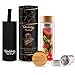 The Goddess On The Go Glass Infuser Water Bottle - Luxury Packaging - BPA Free Double Wall Glass Travel Mug with Natural Bamboo Lid - Leakproof Tea Bottle For Fruit Infusion, Hot & Cold Tea