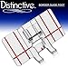 Distinctive Border Guide Sewing Machine Presser Foot - Fits All Low Shank Snap-On Singer*, Brother, Babylock, Euro-Pro, Janome, Kenmore, White, Juki, New Home, Simplicity, Elna and More!