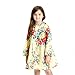 Kids Peony Print Hooded Waterproof Raincoat Rain Coats/Jacket for Girls for Boy