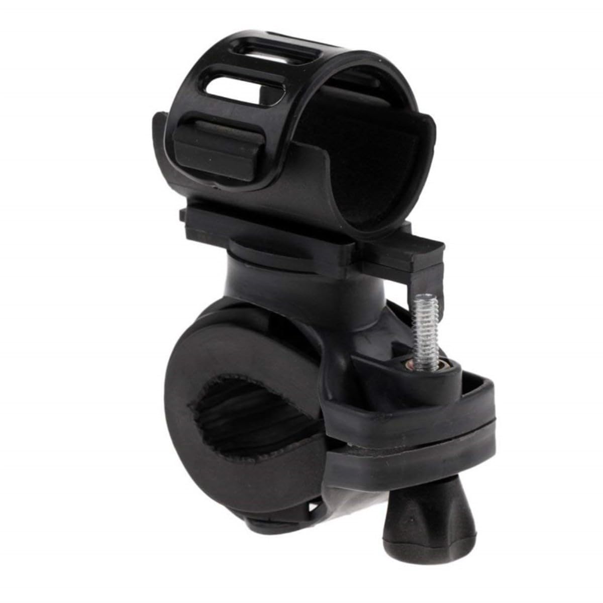 HOUSON Bicycle Light Mount, Front, Black, IPX5 Water Resistant, 28mm Diameter, Frame Mount, 360° Rotatable