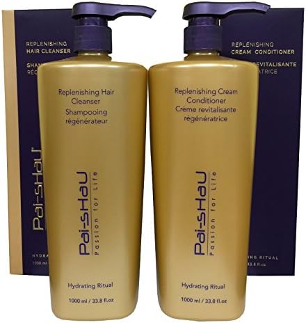Pai Shau Replenishing Hair Cleanser &amp; Cream Conditioner Liter DUO