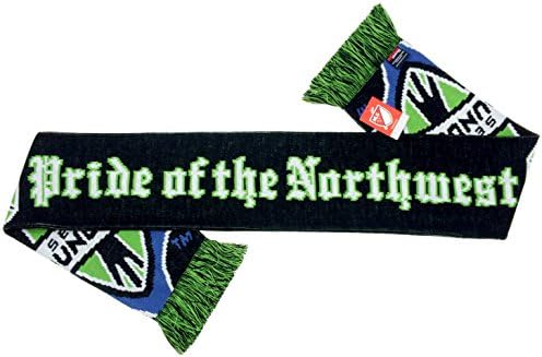 MLS Seattle Sounders FC Pride of the North West Soccer Scarves, Green, One Size
