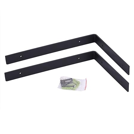 Regal Wandhalterung, 1 Paar Winkel Wandhalterung Regalhalterung Halterung für DIY Wohnkultur Wohnzimmer Robust Schlafzimmer B