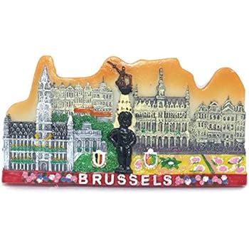 Manneken Pis Brussels Belgium Souvenir Fridge Magnet Toy Set 3D Resin Wall Magnet