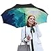Amagoing Car Inverted Umbrella Double Layer Windproof Reverse Umbrella for Rain Sun
