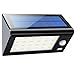 AMIR Solar Lights Outdoor, 24 LED Motion Sensor Wall Lights, 4 Modes Wireless Garden Security Light, Waterproof Solar Step Light for Patio, Deck, Yard, Garden, Garage, Driveway, Pathway, Stairs, Pool