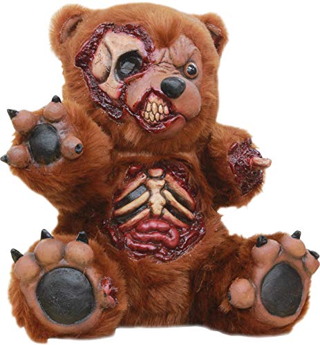 Bad Teddy Zombie Halloween Latex & Fur Party Prop Accessory