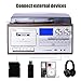 JORLAI Vinyl Record Player 8 in 1 3 Speed Bluetooth Vintage Turntable CD Cassette Player AM/FM Radio USB Recorder Aux-in RCA Line-Outthumb 4