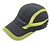 Connectyle Summer Quick Drying Mesh Sun Cap Lightweight Outdoor Sports Hat Breathable Sun Runner Cap, 55 60cm, Dark Grey