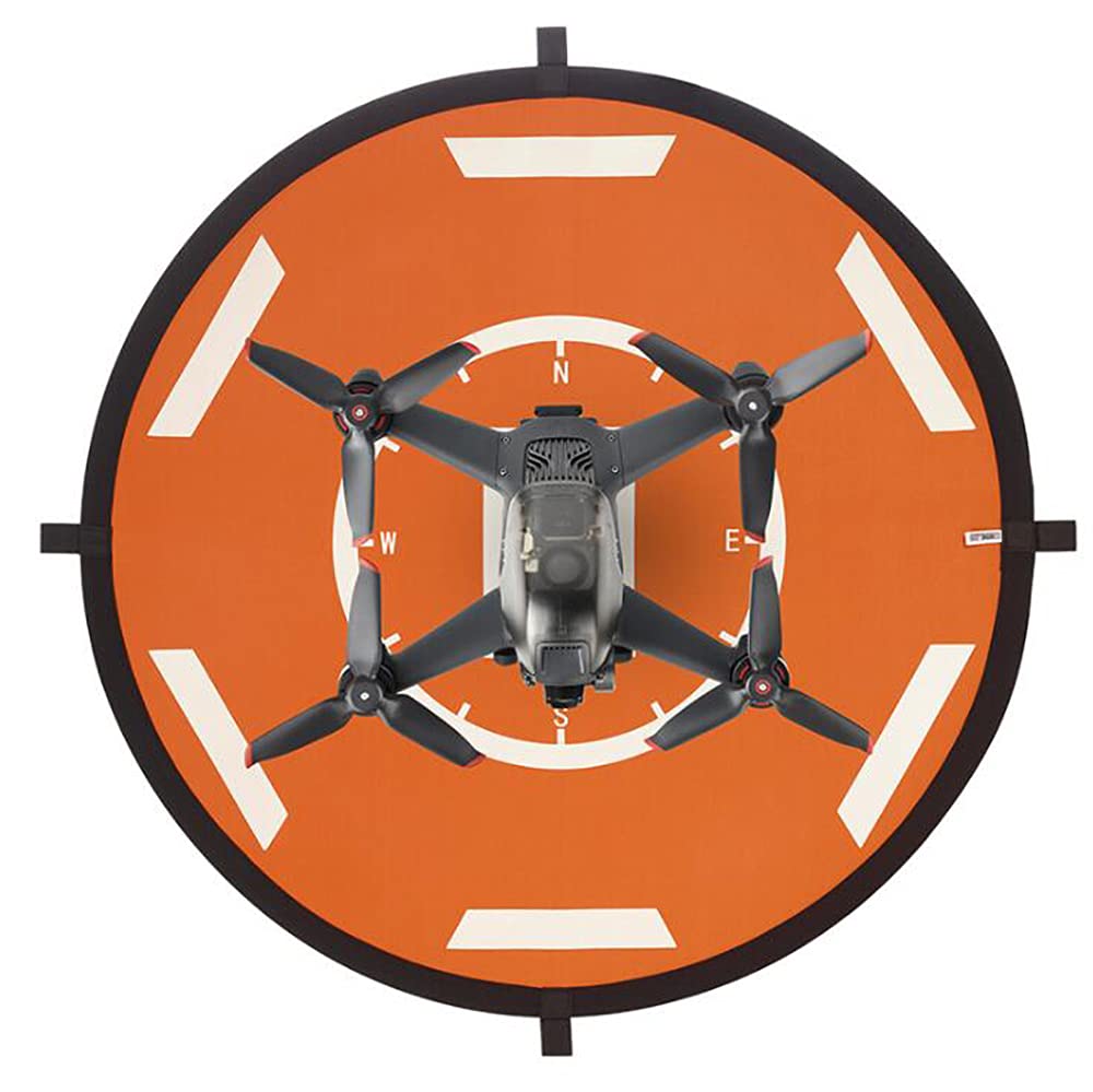 Hsthe Sea Drone Landing Pad,56cm(22”) Universal Waterproof Portable Fast-Foldable Landing Mat for Air 2S/FPV/Mavic Mini 2/Mavic Air 2