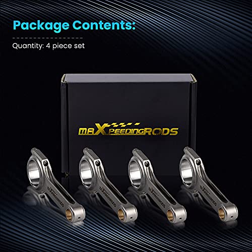 maXpeedingrods Connecting Rods, Engine Conrods with 3/8" ARP 2000 Bolts