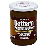 Better N Peanut Butter, Chocolate Peanut Butter, 16 Ounce (Pack of 6)