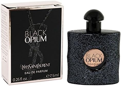 Black Opium Miniature For Women, 0.25 oz EDP -Name Brand Perfume Sample-Vials Included-