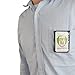 Heavy Duty Magnetic Badge Holder - Fold Over Shirt Pocket or Belt- Two Sided for Multiple ID Cards - Perfect for 2 Vertical I.D. Badges by Specialist ID (Single)