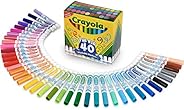 Crayola Ultra Clean Washable Markers, Kids Indoor Activities At Home, Broad Line, 40 Classic Colors