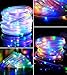 Solar Powered Rope Lights,Findyouled Outdoor Waterproof 100LED 40ft Decoration Light, Automatically Working From Dusk to Dawn (Multi-color)