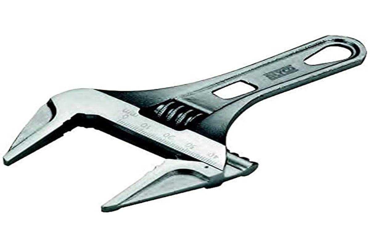 Alyco 172286 Adjustable Wrench, Grey, 200 mm