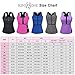 KINJOHI Women Waist Trainer Corset Trimmer Belt Body Shaper Slimming with Zipper S-7XL