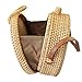 SUNKY Handwoven Round Rattan Bag Crossbody Bags Handmade Clutch Woven Handbag For Women