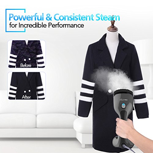 GS70003 Nylon Bristle Brush for Light 'n' Easy GS700 Steam Cleaner - Worked as Garment Steamer for Thick Fabrics Clothes Carpet Drapes, Set of 1 PC