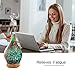 Essential Oil Diffuser 3D Glass Aromatherapy Ultrasonic Humidifier – 7 Color Changing LEDs, Waterless Auto-Off,Timer Setting, BPA Free for Home Hotel Yoga Leisure SPA Gift 100mlthumb 4