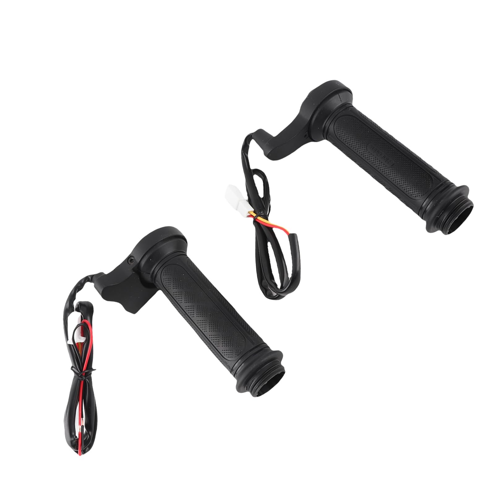 EVGATSAUTO Electric Heated Hand Grips with Adjustable Temperature Control, Quick Heating 22mm (7/8") Universal Motorcycle/ATV Handlebar Grips - Black