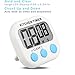 Accmor Digital Kitchen Timer - Optimum Countdown Clock Stopwatch with Large Display, Loud Clear Alarm - Good Helper for Your Kitchen Daily Life