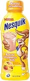 Nestle Nesquik Ready To Drink Banana Strawberry Milk (1% Milkfat) Shelf Stable, 16-Ounce Bottles (Pack of 12)