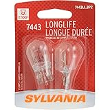 SYLVANIA 7443 Long Life Miniature Bulb (Contains 2 Bulbs)