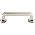 Top Knobs TK287PN Chareau Collection 3-3/4" Emerald Pull, Polished Nickel