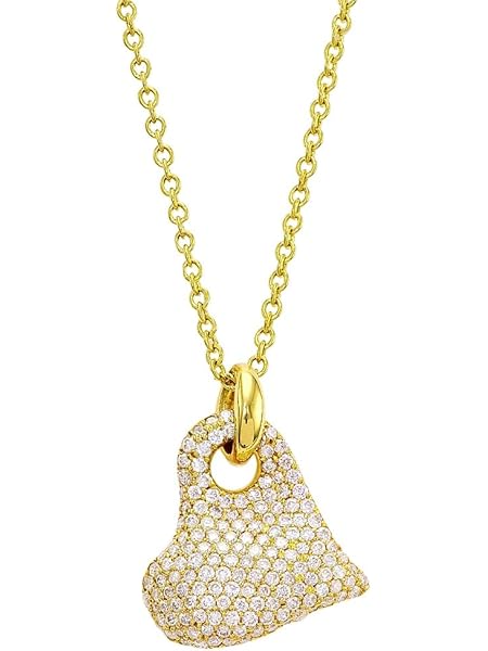 Ippolita Stardust Heart Necklace Ippolita Stardust 18K Gold & Diamond Pavé Heart Necklace
