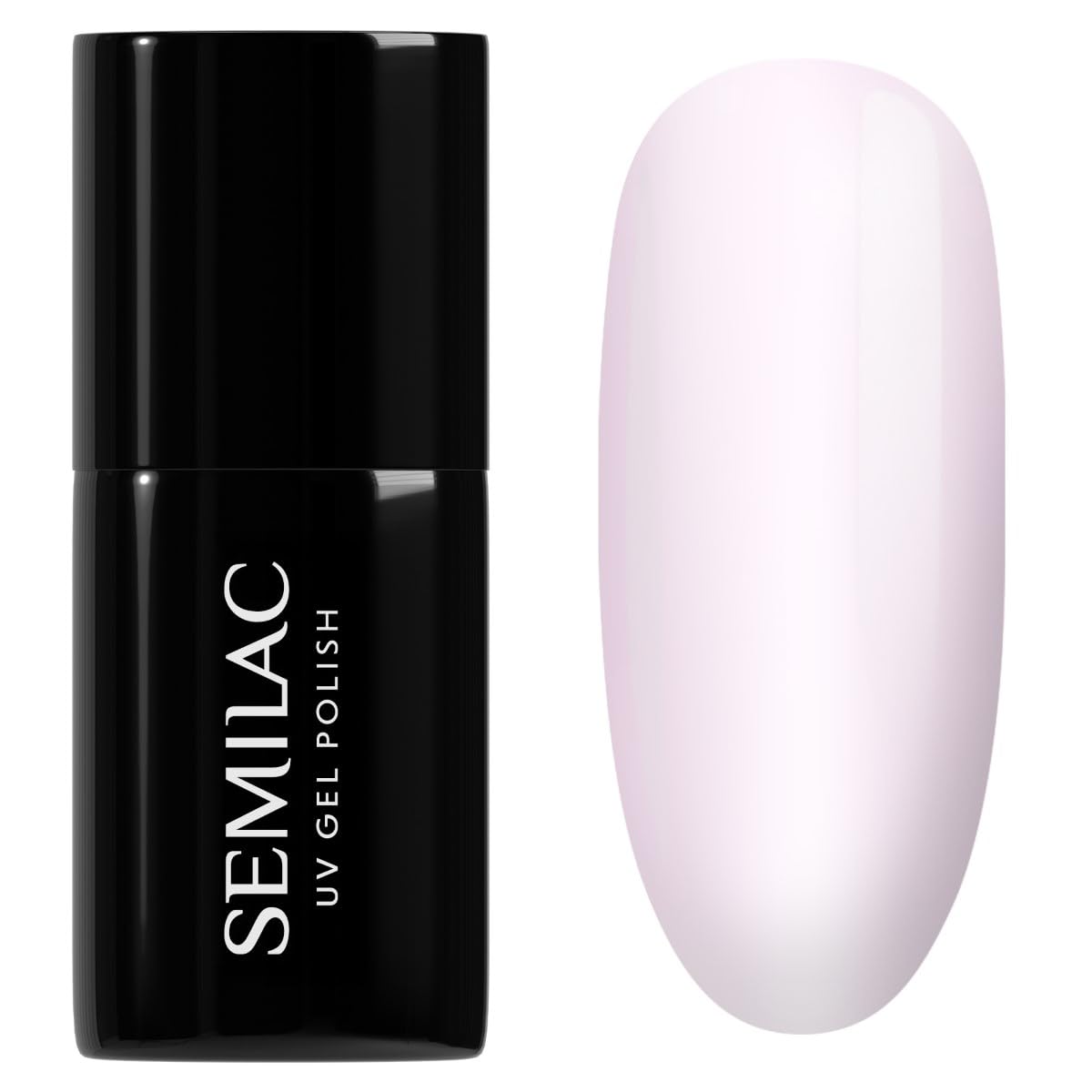 SEMILAC Gel Nail Polish 218 Pearl Lila - Full Coverage Gel Polish - Soak Off Easy To Use LED/UV Nail Lamp - Long Lasting Manicure and Pedicure up to 3 weeks