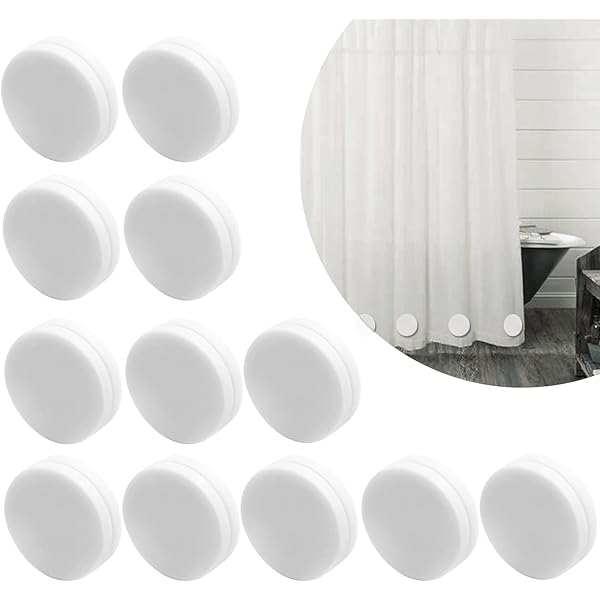 Jcabin Curtain Closure 12 Pcs, Upgrade Curtain Weights Strong