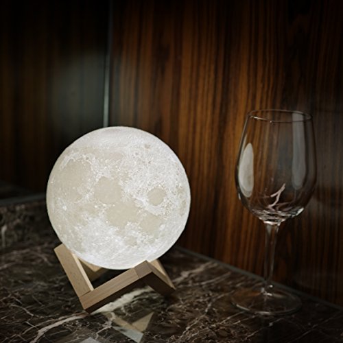 image for YiGem Moon Lamp Night Light for Kids Gift,Baby Night Light Bedside Lam