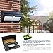 Solar Lights,YiShuo 38 LED Solar Lights Outdoor, Motion Sensor Solar Light Wireless, Wall Light Security Night Light for Door, Yard, Garden, Pathway, Patio.