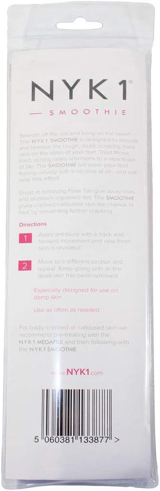 Water Resistant Foot File Hard Skin Remover (for Sensitive Feet) NYK1 Smoothie Foot Scraper to Eliminate Dry and Hardened Skin - Image 5