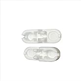 HASAYAKI Curtain Chain Connector, 20 Pack, Repair for Roller Blinds Shades Beaded Chains Cords Strings - White