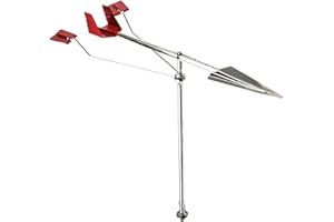 MARINE CITY Sailboat Wind Indicator – 316 Stainless Steel, Corrosion Resistant, Easy Visibility, for Marines, Boats, Yachts