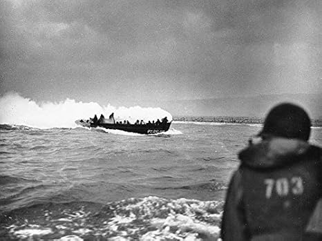 A U S Navy Lcvp Landing Craft From Uss Samuel Chase Apa 26
