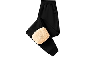 Winter Boys Thermal Sweatpants Fleece Warm Jogger Pants with Pockets Trendy Elastic Waist Trousers