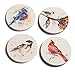 DEMDACO Big Sky Carvers Dean Crouser Songbird Coaster Set of 4, 4 Piece