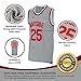 AFLGO Zack Morris #25 Bayside Basketball Jersey Stitched Set with Wristbands