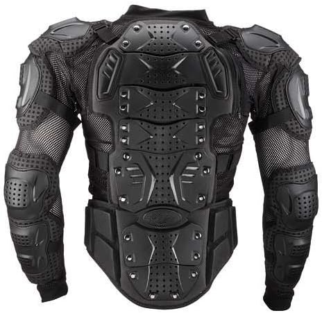 Motorcycle Motorbike Body Armor Protection Motocross Racing Jacket Clothing Protection jacket Black (X-Large)