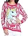 v28 Ugly Christmas Sweater, Women Girl Junior Unicorn Clothes Jumper Red Sweater