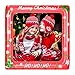 Amosfun Christmas Inflatable Selfie Frame Picture Selfie Frame Funny Photo Booth Props Blow Up Party Props for Birthday Wedding Bridal Shower (27.95 x 27.95 Inch)