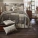 VHC Brands Farmhouse Bedding-Sawyer Mill Quilt, Queen 90x90, Charcoal Grey
