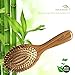 Natural Bamboo Detangling Hair Brush For All Hair Types,Hair Detangler, Improve Hair Growth, Prevent Hair Loss, Dandruff Scalp, Bamboo Bristles Pin Massage Scalp For Healthy Hair. Wet/Dry